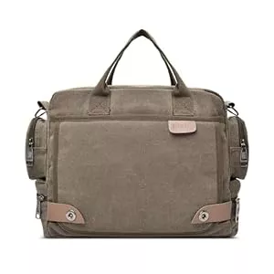 DORRISO Taschen & Rucksäcke DORRISO Herren Umhängetasche 13.3 Zoll Laptop Kuriertasche für Herren Multifunktions Schultertasche Anti Diebstahl Segeltuch Tasche für Radfahren Reisen Lässig Sport