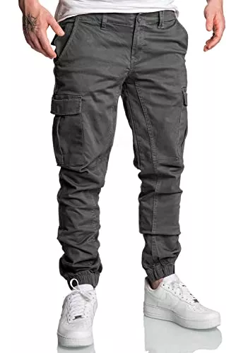 REPUBLIX Jeans REPUBLIX Herren Jogger Cargo Chino Jeans Hose R2207