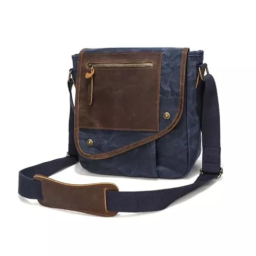 FANDARE Taschen & Rucksäcke FANDARE Herren Umhängetasche Schultertasche Herren Leinwand Crossbody Bag Tasche Messenger-Bags Männertasche Arbeitstasche Zum Umhängen Alltag Freizeit Arbeit Büro Messenger Bag