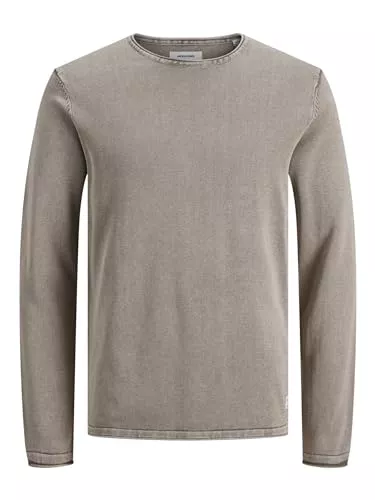 JACK & JONES Pullover & Strickmode JACK & JONES Male Strickpullover Einfarbig Strickpullover