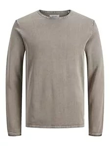 JACK & JONES Pullover & Strickmode JACK & JONES Male Strickpullover Einfarbig Strickpullover