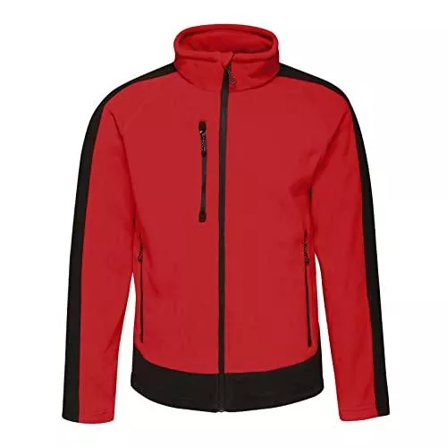 Regatta Jacken Regatta Professioneller Kontrast-Fleece, schnelltrocknend, Rot/Schwarz