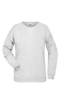 James & Nicholson Langarmshirts Herren Bio Workwear T-Shirt Kontrast