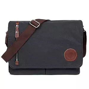LOSMILE Taschen & Rucksäcke LOSMILE Umhängetasche, Vintage Canvas Schultertasche Herren.