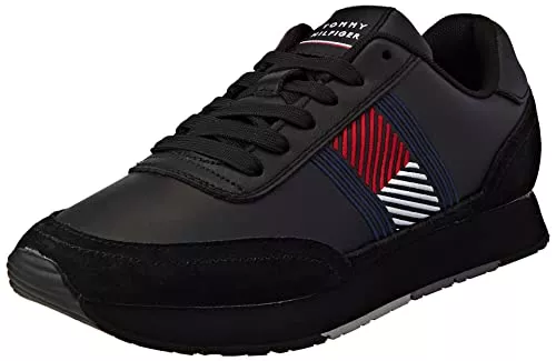Tommy Hilfiger Sneaker & Sportschuhe Tommy Hilfiger Herren Essential Runner Flag Leather Sneaker