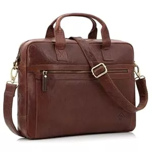 JOREY Taschen & Rucksäcke JOREY - Business-Tasche Herren Damen Leder – Laptoptasche und Umhängetasche aus Leder 15 Zoll - Ledertasche Laptoptasche für Arbeit Büro