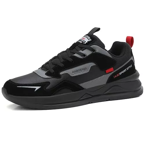 AX BOXING Sneaker & Sportschuhe AX BOXING Schuhe Herren Sneaker Leichte Freizeitschuhe Mode Herrenschuhe Sportschuhe Leder Walkingschuhe Größe 41-46 EU