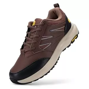 FitVille Sneaker & Sportschuhe FitVille Extra Weit Wanderschuhe Herren Wasserdicht Wanderhalbschuhe rutschfest Trekkingschuhe für Alle Wetterbedingungen Outdoor Schuhe mit Fußgewölbestütze Gr.39.5-50