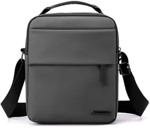 Hjkiopc Taschen & Rucksäcke Herren-Schultertaschen,Umhängetasche Herren,PU Leder Herren Tasche Handtasche Wasserdichte Crossbag Handytasche für Arbeit Tägliches Leben Reise