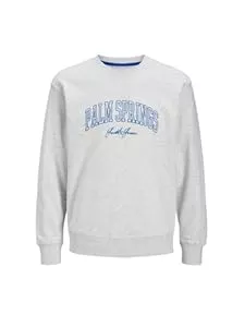 JACK & JONES Pullover & Strickmode JACK & JONES Male Sweatshirt Einfarbig Sweatshirt