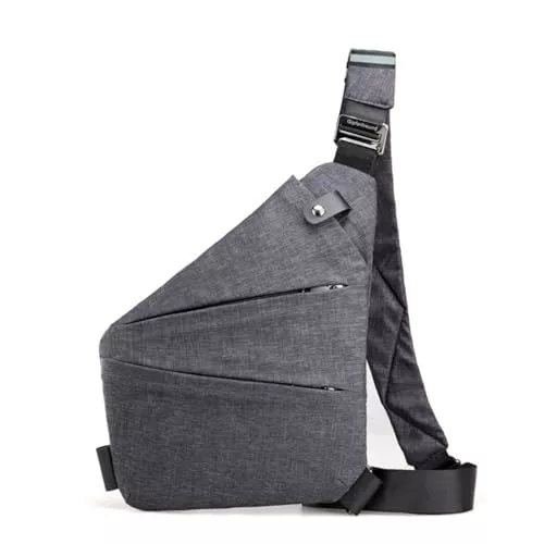Gipfelfreund Taschen & Rucksäcke Gipfelfreund Anti Diebstahl Tasche, Diebstahlsichere Tasche, Crossbody Bag, Umhängetasche Damen, Damen-Schultertaschen, Brusttasche Herren, Sicherheitstasche Reise für Herren