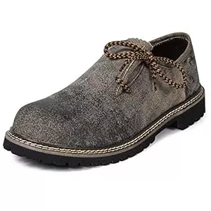 PAULGOS Schnürhalbschuhe PAULGOS Trachtenschuhe Antik Echt Leder Haferlschuhe Haferl in 3 Farben