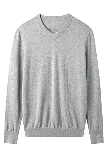 ZHILI Pullover & Strickmode ZHILI Herren V-Ausschnitt Pullover Herbst Warme Merinowolle Gestrickte Feste Pullover Pullover