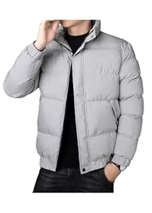 ShangSRS Jacken ShangSRS Herren Winter Jacke Steppjacke, wattierte Jacke Winterjacke gefüttert mit Stehkragen Daunenmantel