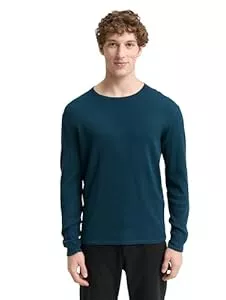 TOM TAILOR Denim Pullover & Strickmode TOM TAILOR Denim Herren Strickpullover aus Baumwolle