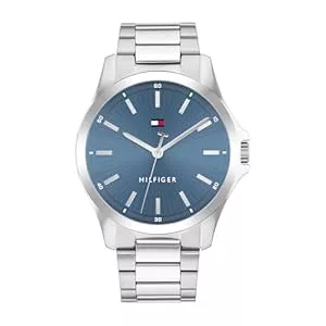 Tommy Hilfiger Uhren Tommy Hilfiger Uhr mit DREI-Zeiger-Quarzwerk für Herren mit Edelstahl- oder Lederarmband