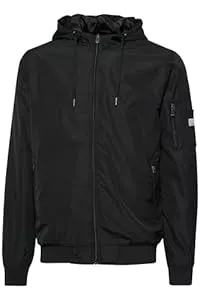 b BLEND Jacken Blend BHRazy Herren Übergangsjacke Herrenjacke Jacke mit Kapuze Reißverschlusstaschen Kordelzug Regular fit