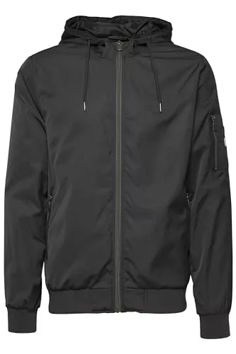 b BLEND Jacken Blend BHRazy Herren Übergangsjacke Herrenjacke Jacke mit Kapuze Reißverschlusstaschen Kordelzug Regular fit