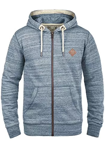 !Solid Kapuzenpullover !Solid SDCraig Herren Sweatjacke Kapuzenjacke Hoodie mit Kapuze Kordelzug Reißverschluss Kängurutasche Baumwollmischung Regular fit
