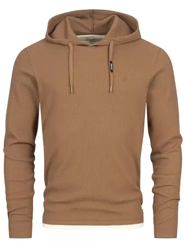 Indicode Pullover & Strickmode Indicode Herren INMarto Sweatshirt mit Kapuze | Kapuzenpullover Hoodie für Männer
