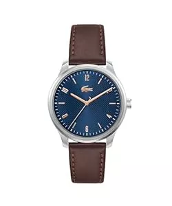 Lacoste Uhren Lacoste Uhr mit DREI-Zeiger-Quarzwerk für Herren Kollektion Lisbon mit Edelstahlarmband oder Lederarmband