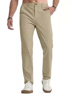 Elegancity Hosen Elegancity Herren Chinohose Stretch Freizeithose Regular Fit Stoffhose Anzughose Einfarbig 60% Baumwolle Passform Mit Bundgummi S-3XL