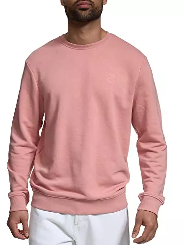 Indicode Pullover & Strickmode Indicode Herren Holt Sweatshirt aus Baumwollmischung | Sweater mit RIPP-Bündchen Pullover für Männer