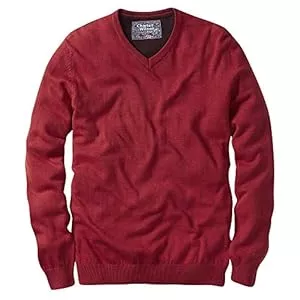 Charles Wilson Pullover & Strickmode Charles Wilson Feinstrick Baumwollpullover mit V-Ausschnitt für Herren