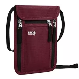 KEAFOLS Taschen & Rucksäcke KEAFOLS Brustbeutel Brusttasche Reisegeldbeutel mit RFID-Schutz wasserdicht Umhängebeutel Tasche maximale Sicherheit für Smartphone und Reise Dokumente