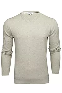 Xact Pullover & Strickmode Xact Herren Pullover aus Baumwolle mit V-Ausschnitt