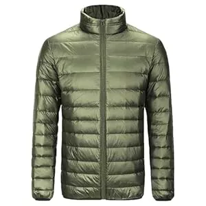 Jamron Jacken Jamron Herren Übergröße Winterjacke Steppjacke Warm Wattierte Pufferjacke mit Stehkragen & Vielen Taschen