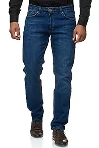 JEEL Jeans JEEL Herren-Jeans - Regular-Fit Straight-Cut - Stretch - Jeans-Hose Basic Washed