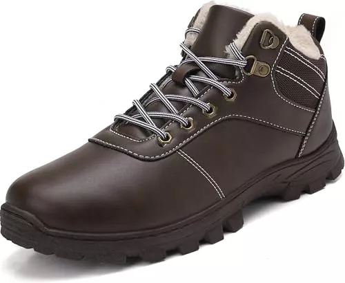 ricema Stiefel ricema Winterstiefel Herren Damen – Warm Gefüttert Winterschuhe Schneestiefel Leicht Rutschfest Outdoor Wanderschuhe, Trekking Stiefel für Schnee & Alltag