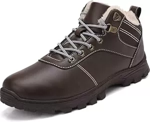 ricema Stiefel ricema Winterstiefel Herren Damen – Warm Gefüttert Winterschuhe Schneestiefel Leicht Rutschfest Outdoor Wanderschuhe, Trekking Stiefel für Schnee & Alltag