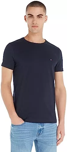 Tommy Hilfiger T-Shirts Tommy Hilfiger Herren T-Shirt Kurzarm Core Stretch Slim Fit