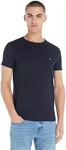 Tommy Hilfiger T-Shirts Tommy Hilfiger Herren T-Shirt Kurzarm Core Stretch Slim Fit