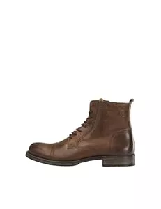 JACK & JONES Stiefel JACK & JONES Herren Jfwrussel Leather Warm AnthraciteStiefel