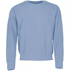 Fruit of the Loom Pullover & Strickmode Fruit of the Loom Classic Raglan Sweat Sweatshirt + Web-Textilien24 Stoffbeutel - S M L XL XXL 3XL 4XL - Diverse Farbsets
