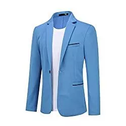 Allthemen Blazer Allthemen Herren Sakko Sportlich Slim Fit Blazer Männer Modern Freizeit Jackett Business Anzugjacke