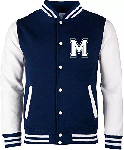 Ezyshirt Jacken Ezyshirt Wunschinitalen Wunschnummer College Jacke für Damen | Herren | Kinder