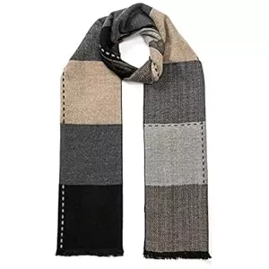 tonten Gürtel tonten Klassischer australischer Wollschal für Herren, warm, kariert, leicht, gestrickt, gestreift, mit Geschenkbox