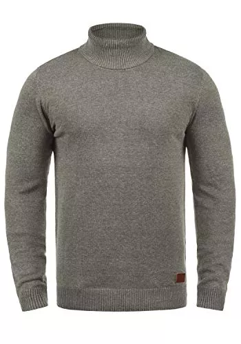 b BLEND Pullover & Strickmode Blend BHLatif Herren Rollkragenpullover Pullover Strickpullover mit Rollkragen Rippbündchen Baumwollmischung Regular fit