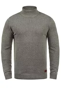 b BLEND Pullover & Strickmode Blend BHLatif Herren Rollkragenpullover Pullover Strickpullover mit Rollkragen Rippbündchen Baumwollmischung Regular fit