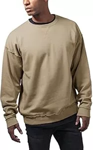 Urban Classics Pullover & Strickmode Urban Classics Herren Oversized Open Edge Crew