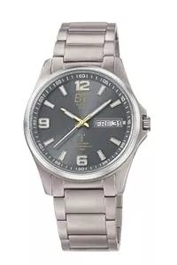 ETT Eco Tech Time  ETT Eco Tech Time Funk Solar Herren Uhr Analog mit Titan Armband EGT-11601-21M