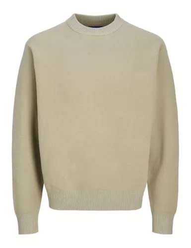 JACK & JONES Pullover & Strickmode JACK & JONES Male Strickpullover Einfarbig Strickpullover