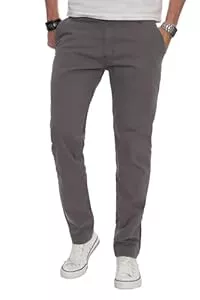 ALESSANDRO SALVARINI Hosen ALESSANDRO SALVARINI Herren Designer Chino Stoff Hose Chinohose Regular Fit AS016