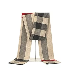 Lallier Schals & Tücher Lallier Herren Schal aus Merinowolle, lange Winterkrawatte mit Geschenkbox