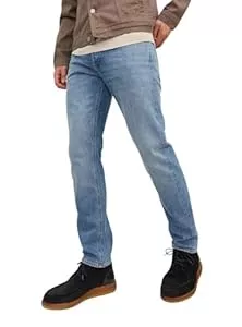 JACK & JONES  JACK & JONES Male Tapered Fit Jeans JJIMIKE JJORIGINAL SBD 555 NOOS Tapered Fit Jeans