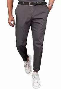 Meilicloth Hosen Meilicloth Herren Chino Hose Anzughose Herren Chinohose Stretchhose Herren Baumwolle Sporthose Casual Freizeithose mit Enger Passform